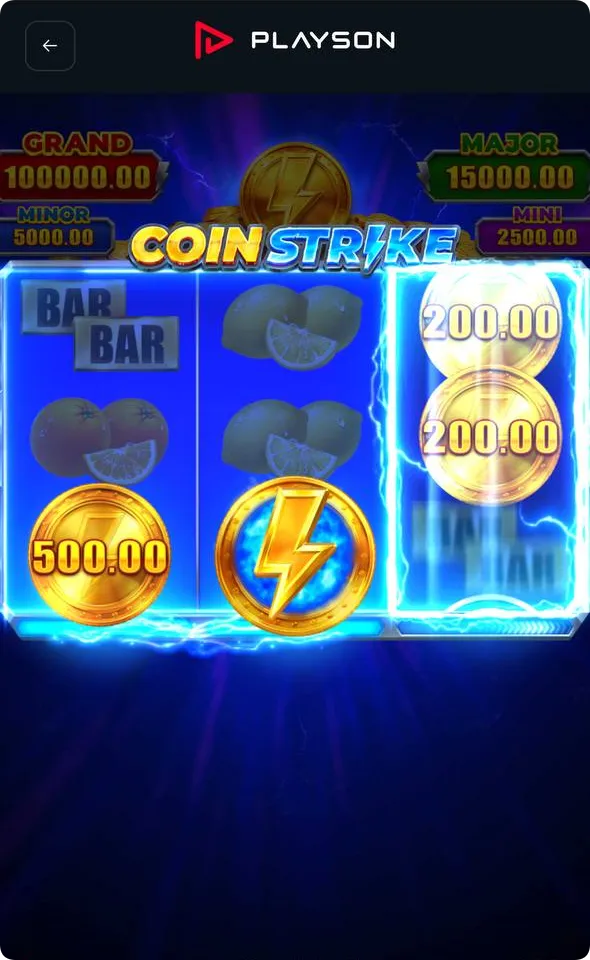 Activating Bonus Game Coin Strike  