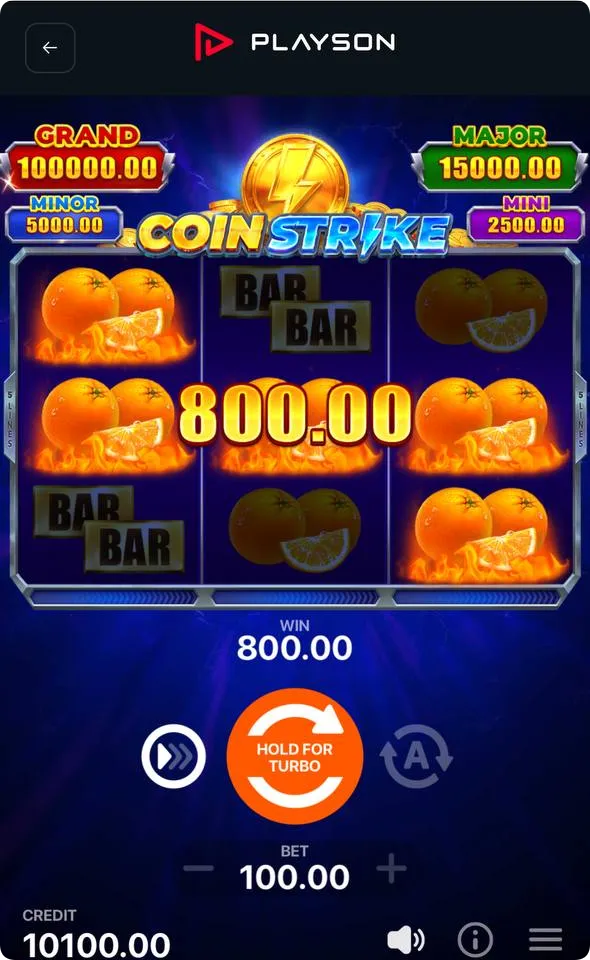 Coin Strike Win Paylines